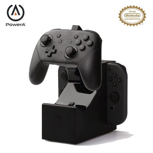 PowerA Joy-Con & Pro Gaming Controller Charging Dock for Nintendo Switch, Black (Officially Licensed) [video game]