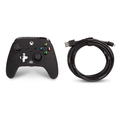 PowerA Enhanced Wired Gaming Controller for Xbox Series X/S, Xbox One, PC, Windows 10/11, Black (Officially Licensed) [video game]