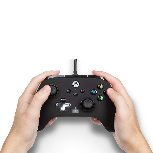PowerA Enhanced Wired Gaming Controller for Xbox Series X/S, Xbox One, PC, Windows 10/11, Black (Officially Licensed) [video game]