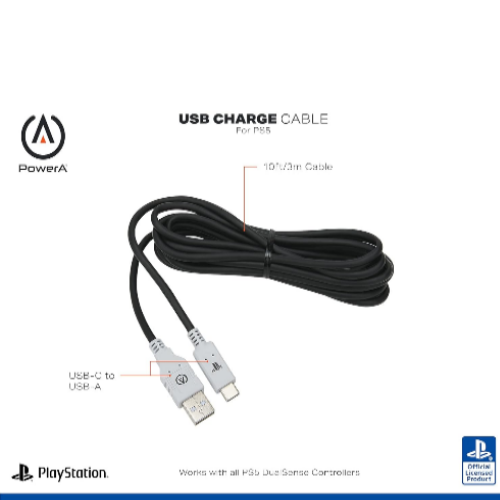 PowerA USB-C Cable for PlayStation 5