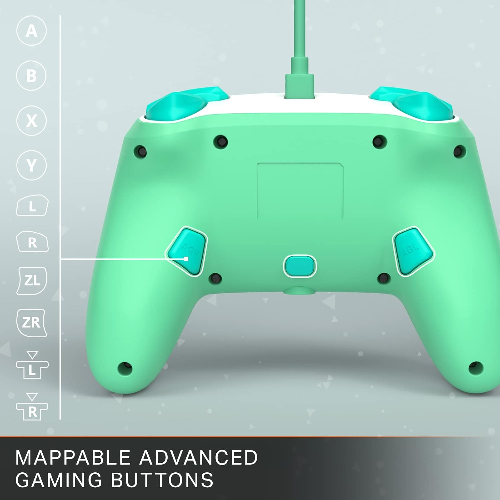 PowerA Enhanced Wired Gaming Controller for Nintendo Switch, Animal Crossing, Blue (Officially Licensed) [video game]
