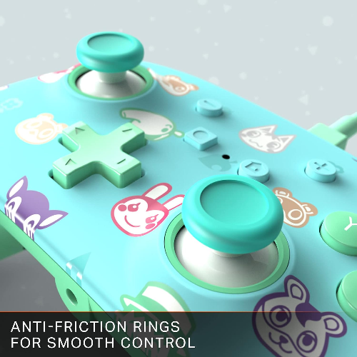 PowerA Enhanced Wired Gaming Controller for Nintendo Switch, Animal Crossing, Blue (Officially Licensed) [video game]