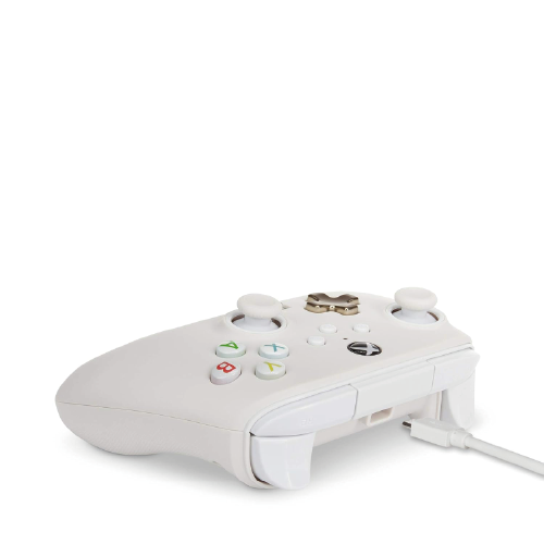 PowerA Enhanced Wired Gaming Controller for Xbox Series X/S, Xbox One, PC, Windows 10/11, White, Mist (Officially Licensed) [video game]