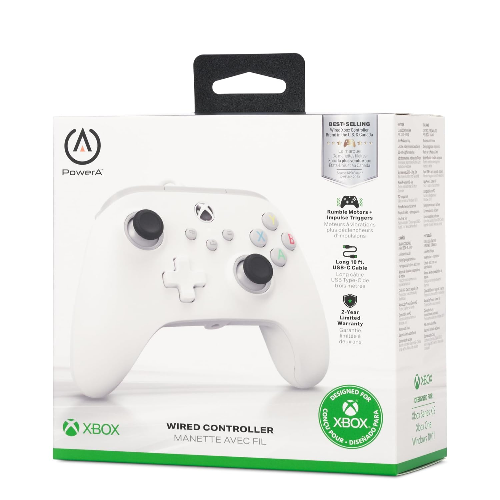 PowerA Wired Controller for Xbox Series X|S - White