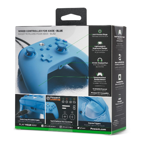 PowerA Wired Controller for Xbox Series X|S – Blue