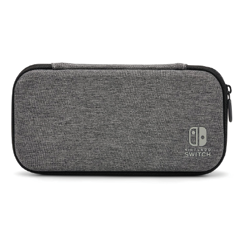PowerA Slim Case for Nintendo Switch - OLED Model, Nintendo Switch or Nintendo Switch Lite – Charcoal