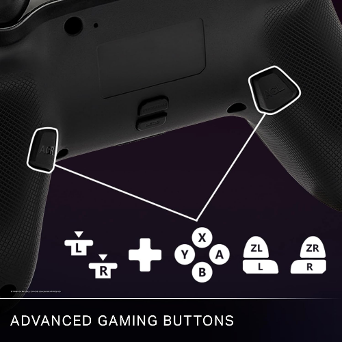 PowerA Enhanced Wireless Controller for Nintendo Switch with Lumectra - Black LED