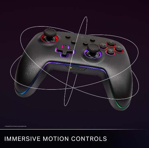 PowerA Enhanced Wireless Controller for Nintendo Switch with Lumectra - Black LED