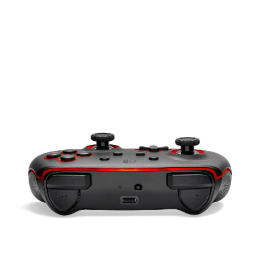 PowerA Enhanced Wireless Controller for Nintendo Switch with Lumectra - Black LED