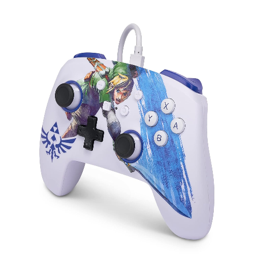 PowerA Enhanced Wired Controller for Nintendo Switch - Master Sword Attack