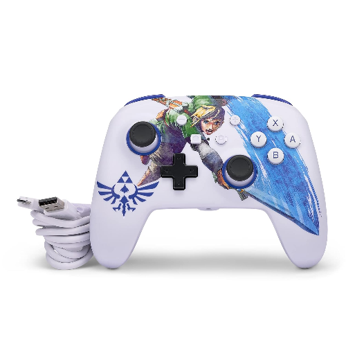 PowerA Enhanced Wired Controller for Nintendo Switch - Master Sword Attack