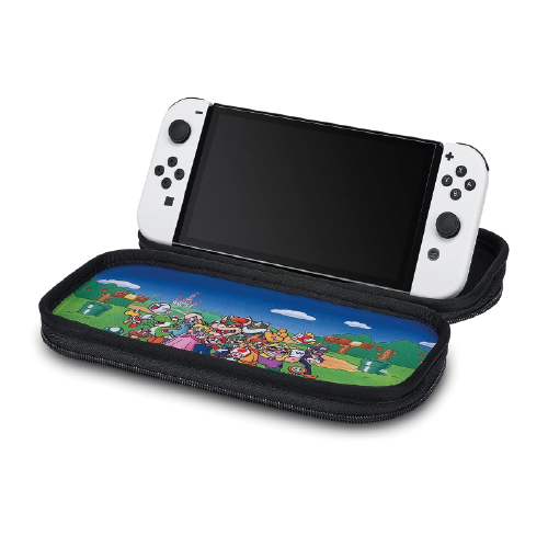 PowerA Slim Case for Nintendo Switch - OLED Model, Nintendo Switch or Nintendo Switch Lite - Fireball Mario