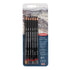 Derwent Tinted Charcoal 6 Pencils Blister