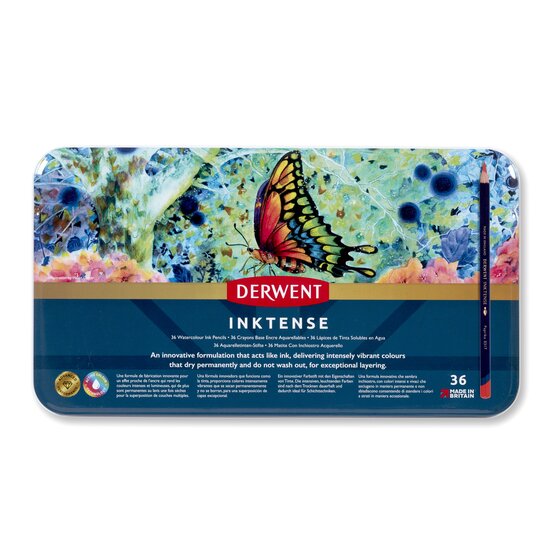 Derwent Inktense 36 Pencils Tin