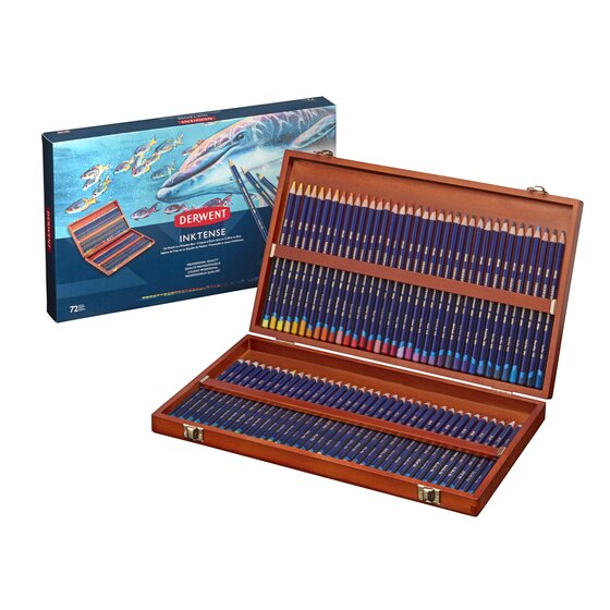 Derwent Inktense 72 Wooden Box