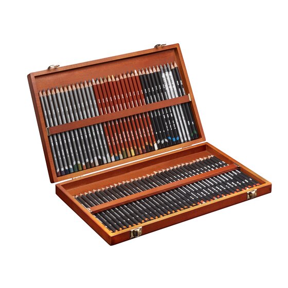 Derwent Sketching 72 Wooden Box