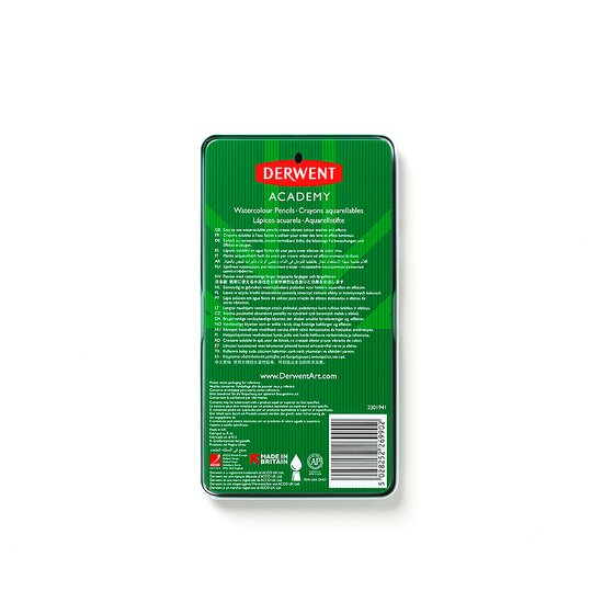 Derwent Academy Watercolour 12 Tin