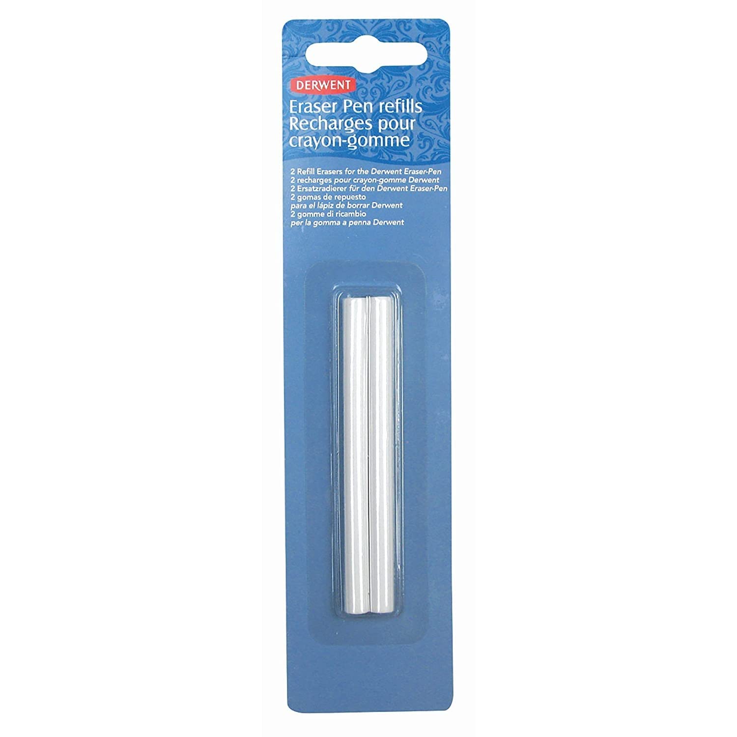 Derwent Eraser Pen Refills - White (Pack of 2)