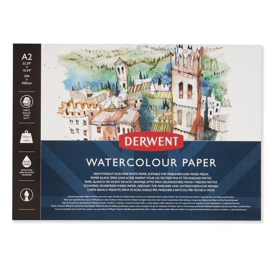 Derwent A2 Watercolour Pad