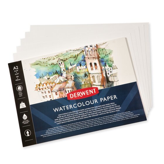 Derwent A2 Watercolour Pad