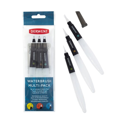 Derwent Waterbrush Pack of 3