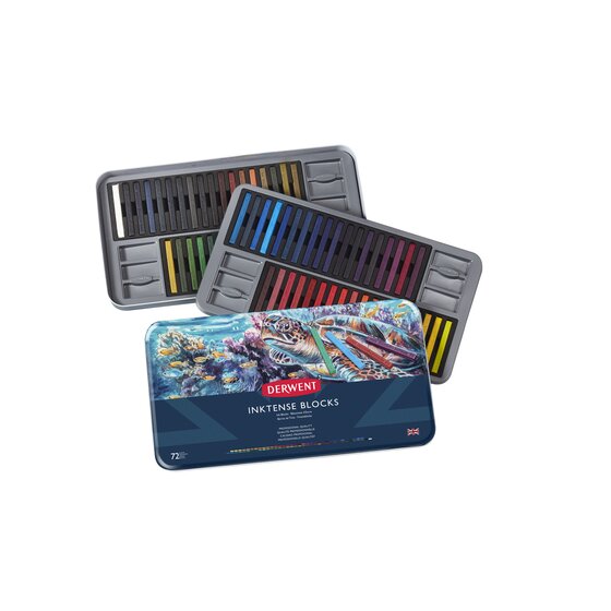 Derwent Inktense 72 Blocks Tin