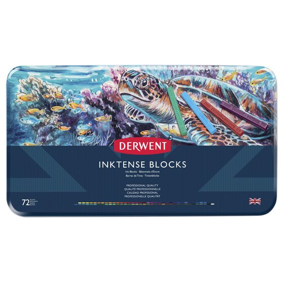 Derwent Inktense 72 Blocks Tin