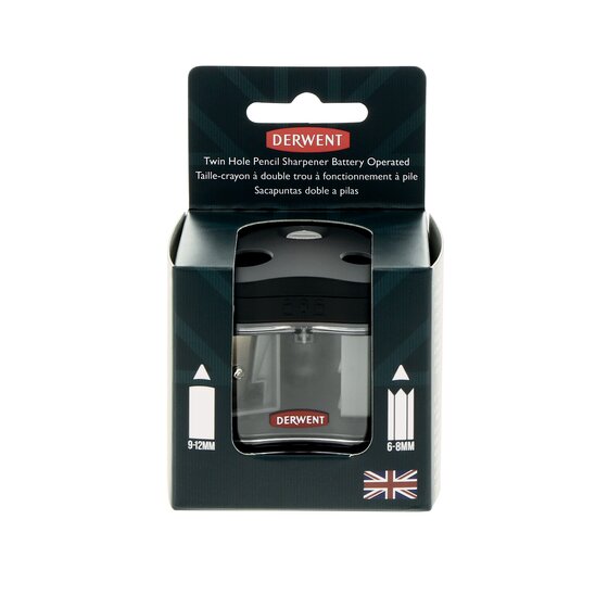 Derwent Battery Operated Twin Hole Sharpener