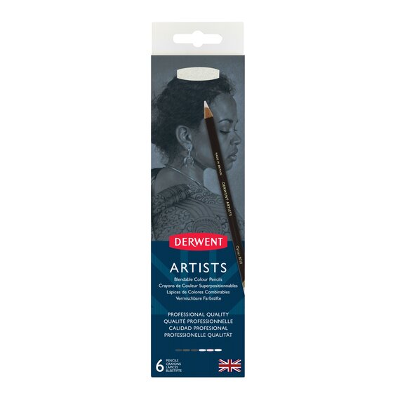 Derwent Artists Black & White 6 tin