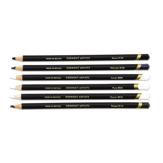 Derwent Artists Black & White 6 tin