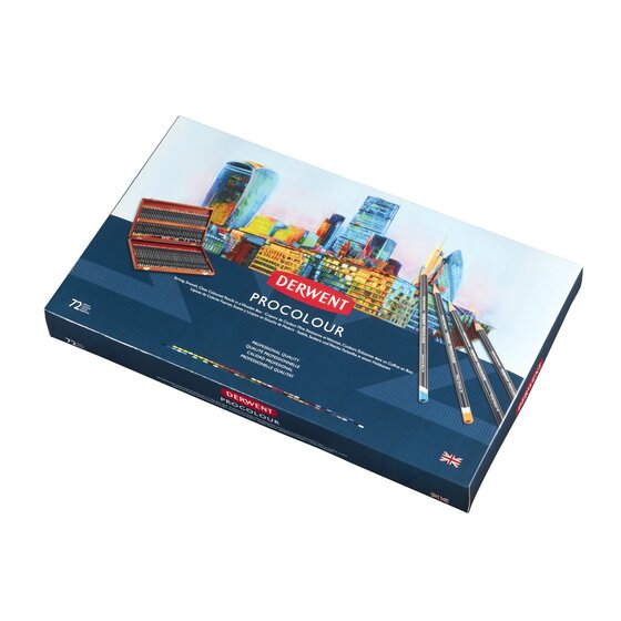 Derwent Procolour (72) wooden box