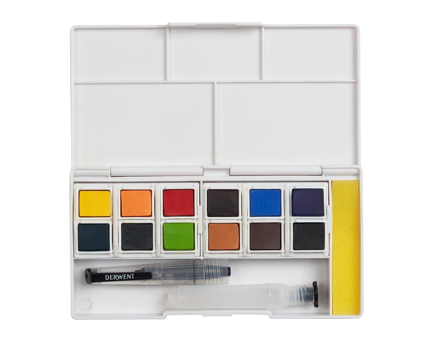 Derwent Inktense Paint Pan Travel Set, 12 Colours