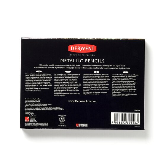 Derwent Metallic Pencils 20 Gift Set