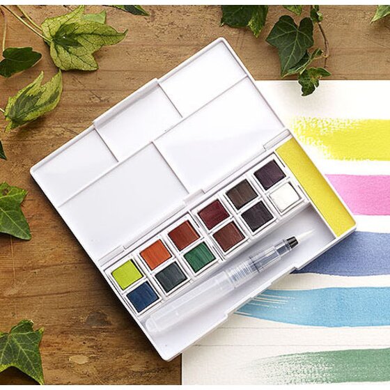 Derwent Inktense 12 Paint Pan Travel Set #2