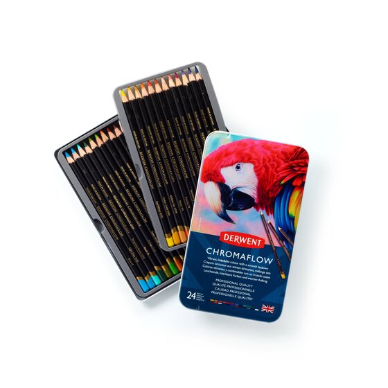 Derwent Chromaflow Pencils 24 Tin