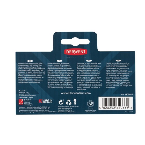 Derwent Pastel Shades Paint Pan Set