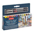 Derwent Line and Wash Paint Pan Set with Line Maker Pens (6 Inktense Paints, 4 Graphitint Paints, 2 Pastel Shades Paints), Multicolour