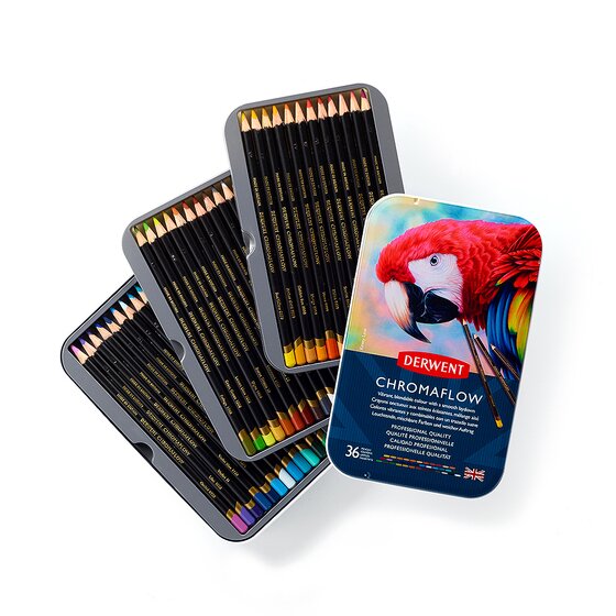 Derwent Chromaflow Pencils 36 Tin