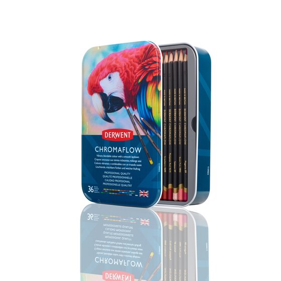 Derwent Chromaflow Pencils 36 Tin