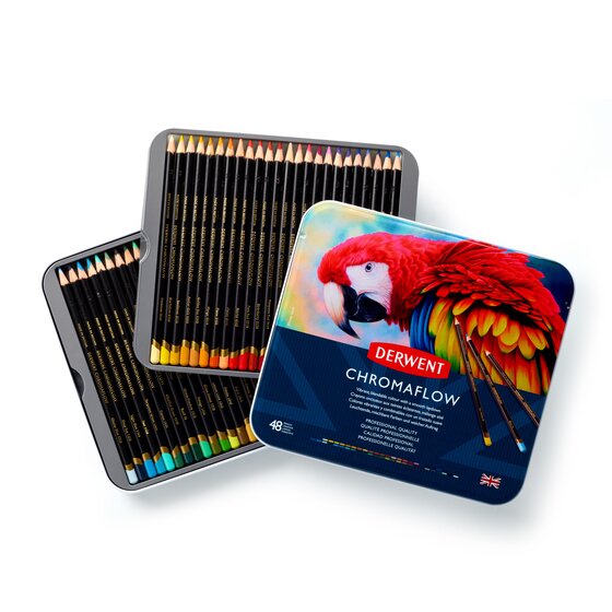 Derwent Chromaflow Pencils 48 Tin