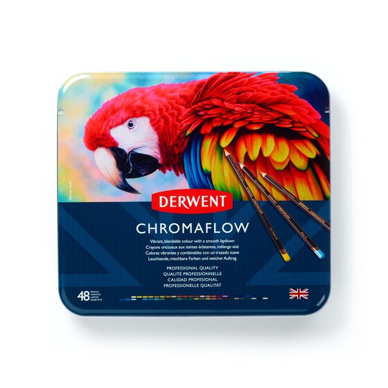 Derwent Chromaflow Pencils 48 Tin