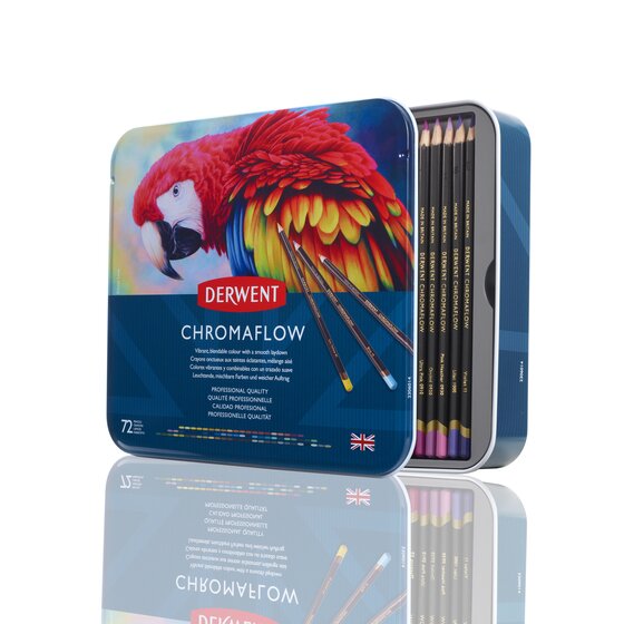 Derwent Chromaflow Pencils 72 Tin