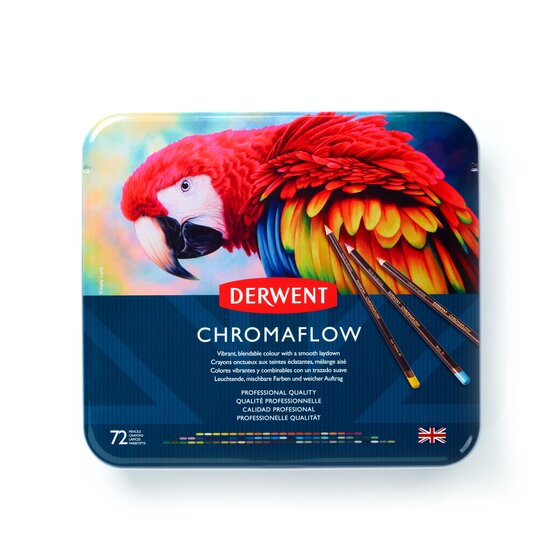 Derwent Chromaflow Pencils 72 Tin