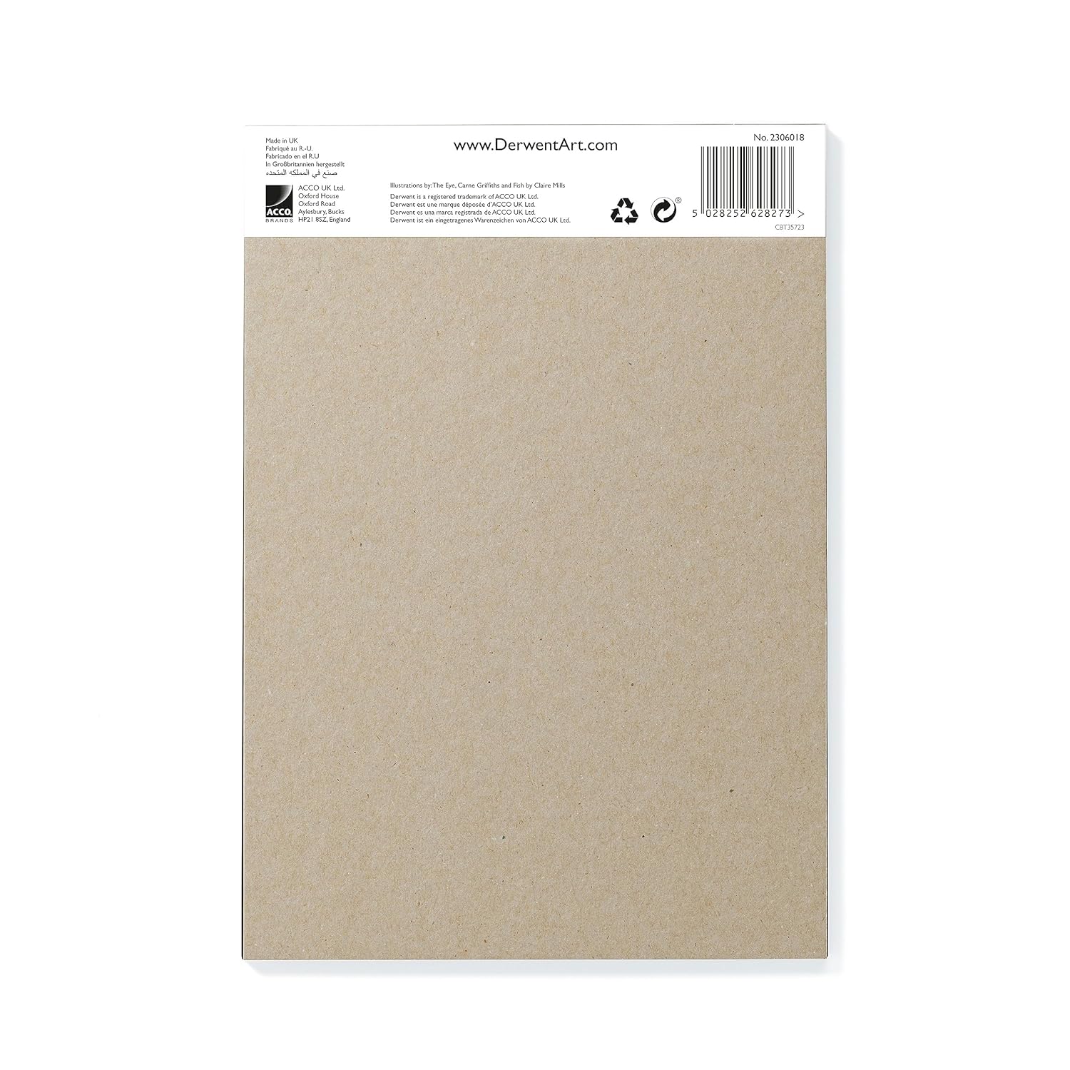 Derwent A4 Black Paper Mixed Media Pad, (12 Sheets, 300 GSM)