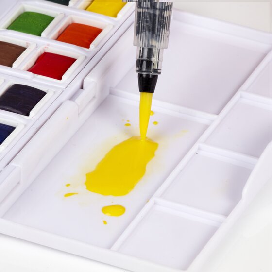 Derwent Watercolour Paint Pan 12 Set