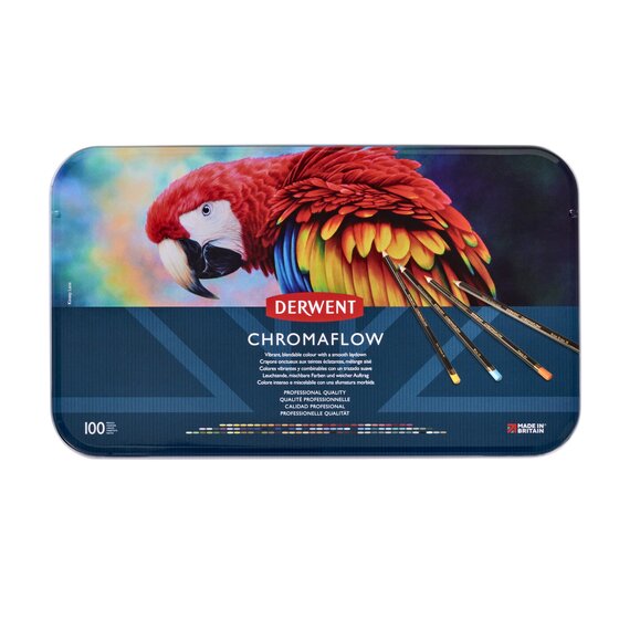 Derwent Chromaflow Pencils 100 Tin