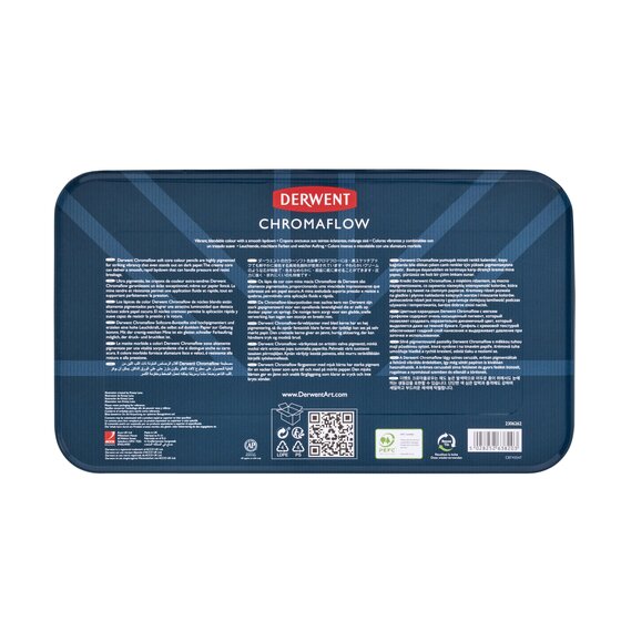 Derwent Chromaflow Pencils 100 Tin
