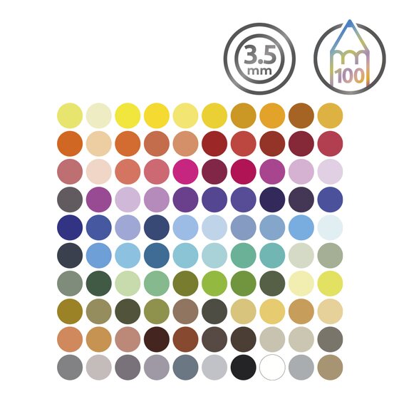 Derwent Chromaflow Pencils 100 Tin