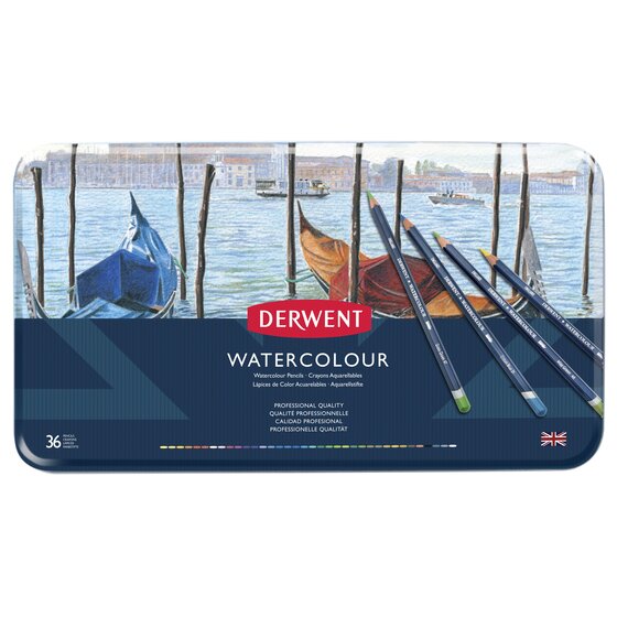 Derwent Watercolour Pencils 36 Tin