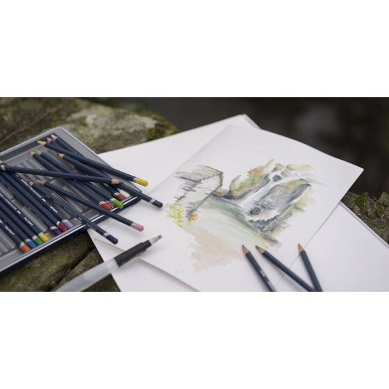 Derwent Watercolour Pencils 72 Tin